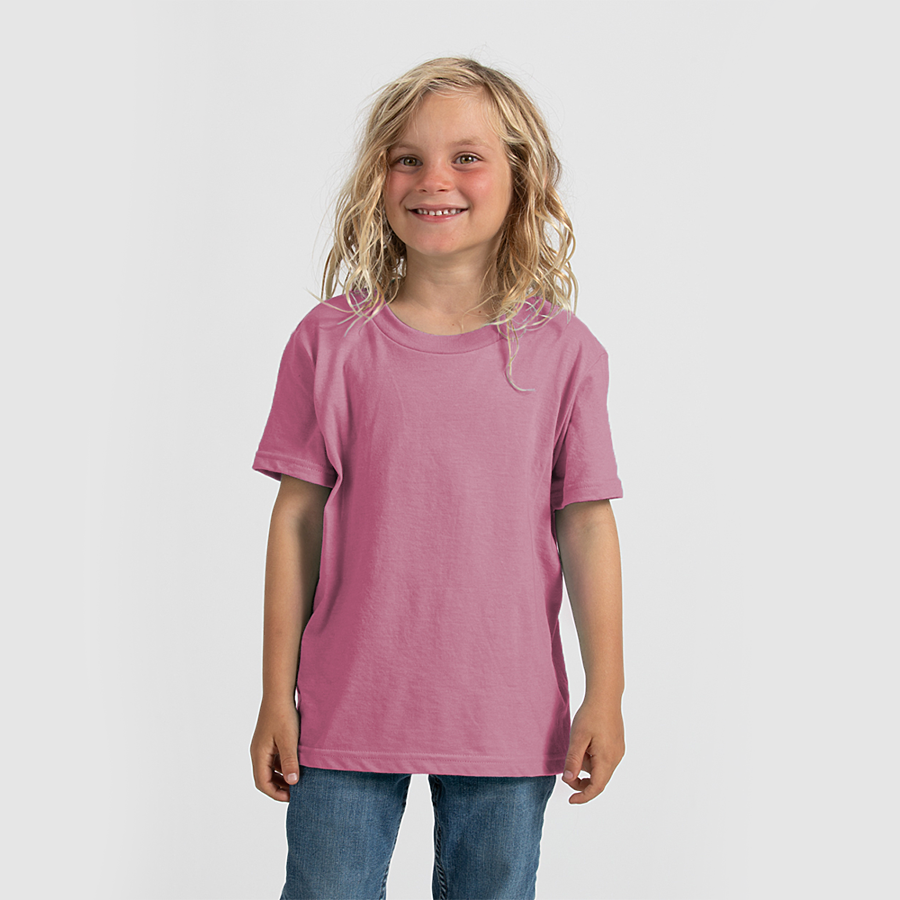 Tultex 235 Youth Tee-Heather Cassis