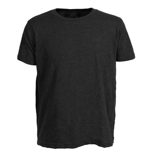 Tultex 235 Youth Tee-Heather Charcoal