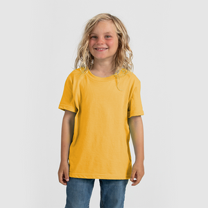 Tultex 235 Youth Tee-Heather Mellow Yellow
