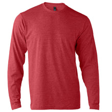 Load image into Gallery viewer, Tultex 242 Long Sleeve Tee- Heather Red
