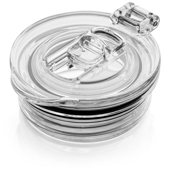 Champagne Flue Straw Lid- Clear