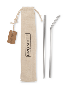 BruMate Reusable Straws - Stainless