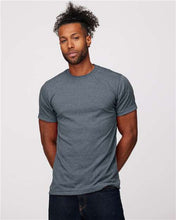 Load image into Gallery viewer, Tultex 241 Poly Rich Crew-Heather Denim
