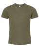 Tultex 235 Youth Tee- Heather Military Green