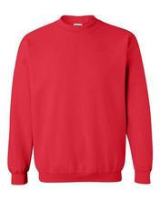 Load image into Gallery viewer, Gildan 18000 Heavy Blend Adult Sweatshirt - Red
