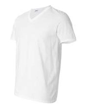 Load image into Gallery viewer, Gildan 64V00 V-Neck-White
