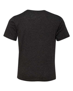 NL 6310- Youth Triblend Crew- Vintage Black