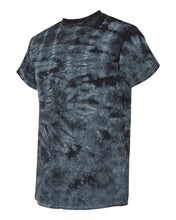 Load image into Gallery viewer, Dyenomite- Tie-Dyed T-Shirt- Black Crystal
