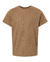 Load image into Gallery viewer, LAT 6101 Youth Crew- Brown Leopard
