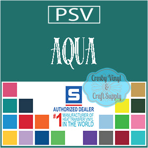 Permanent PS Sign Vinyl-Aqua