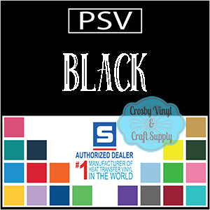 Permanent PS Sign Vinyl-Black