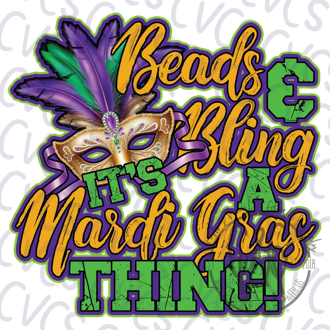 Beads & Bling It's a Mardi Gras Thing