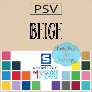Permanent PS Sign Vinyl-Beige