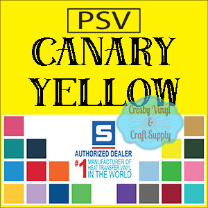 Permanent PS Sign Vinyl-Canary Yellow
