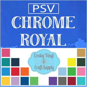 Permanent PS Sign Vinyl-Chrome Royal Blue