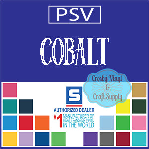 Permanent PS Sign Vinyl-Cobalt