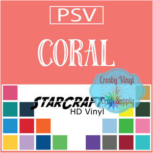 Permanent PS Sign Vinyl-Coral