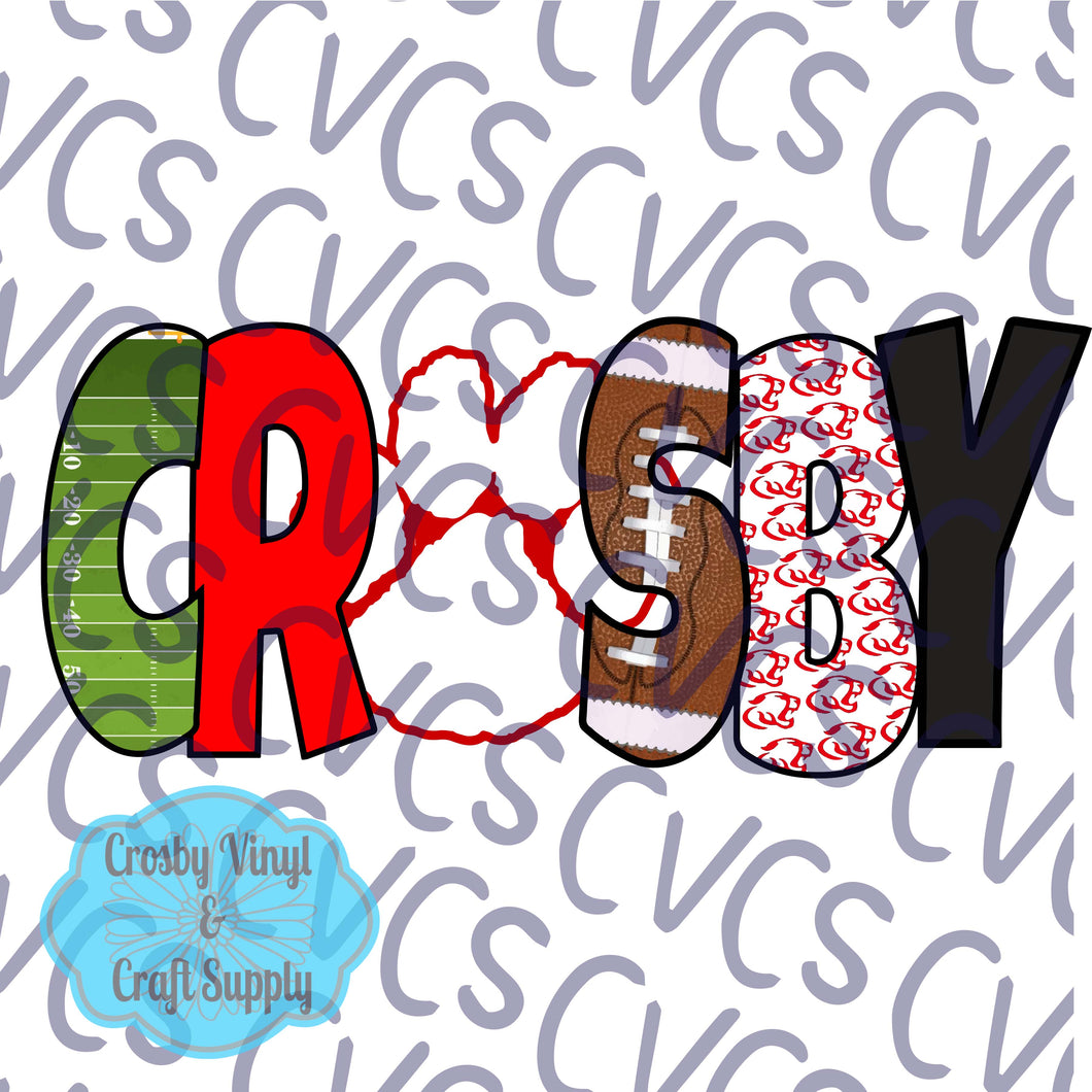 Crosby Football Funky Solid