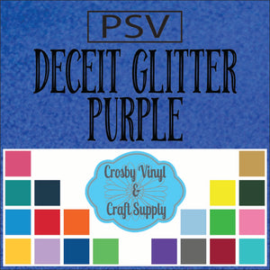Permanent PS Sign Vinyl-Purple Deceit Glitter
