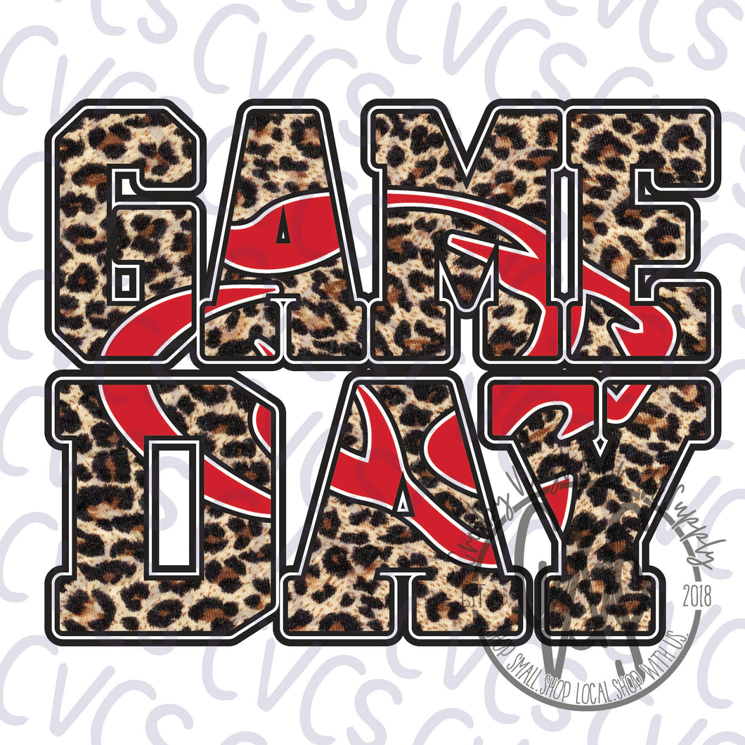 Game Day Leopard Print - Cougars