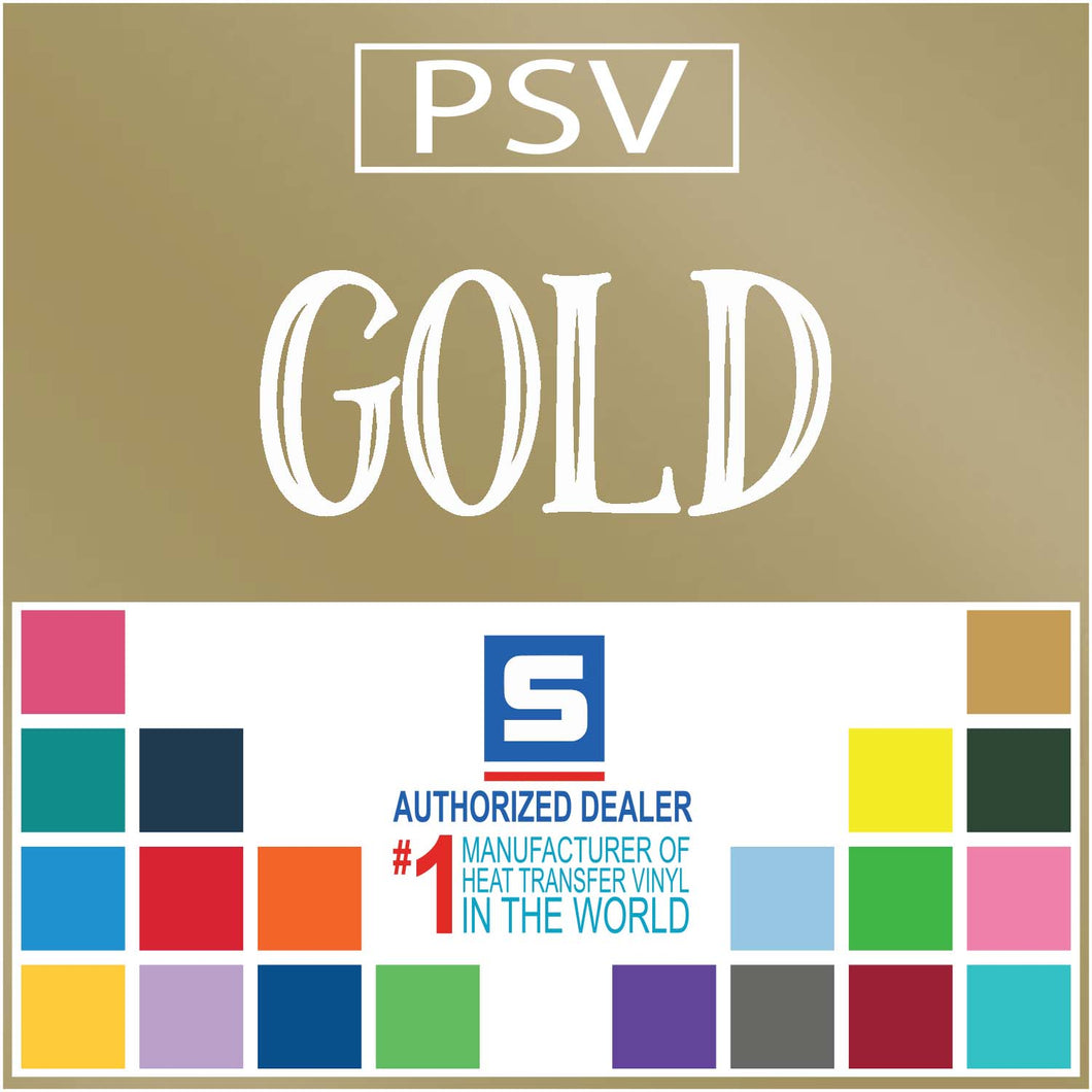 Permanent PS Sign Vinyl-Gold