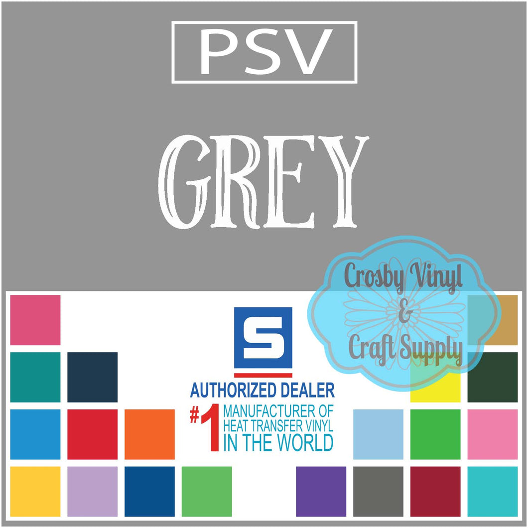 Permanent PS Sign Vinyl-Gray