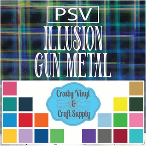 Permanent PS Sign Vinyl-Illusion Gun Metal