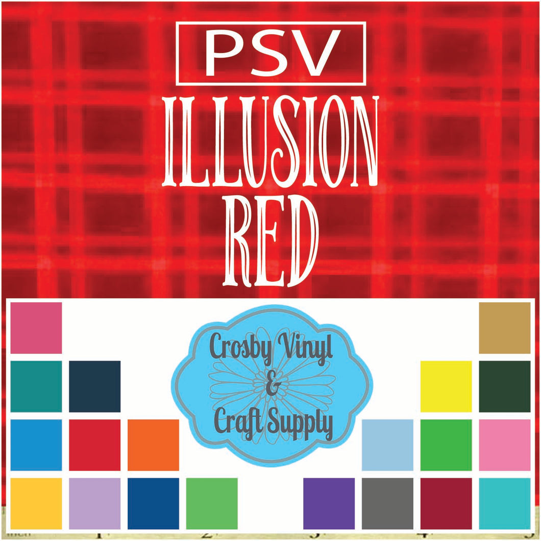 Permanent PS Sign Vinyl-Illusion Red