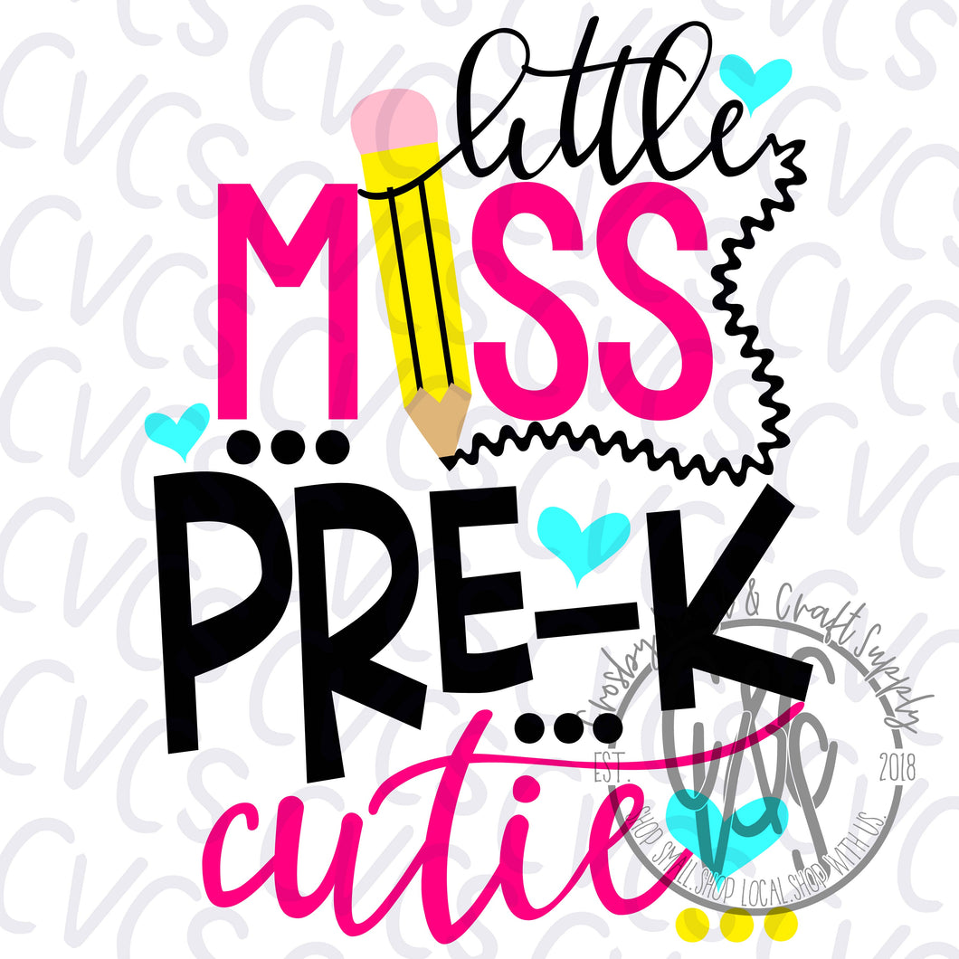 Little Miss Cutie - Pre K