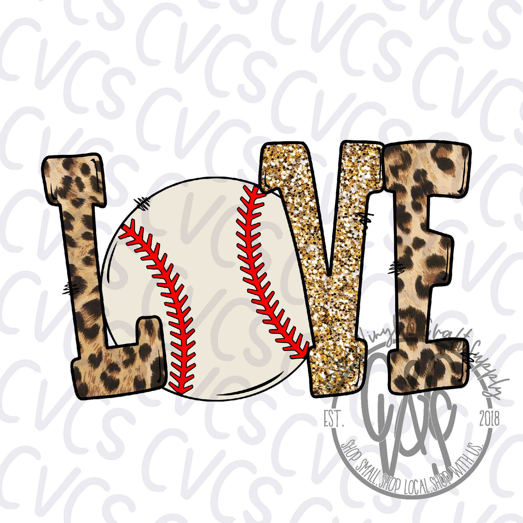 Love Leopard - Baseball