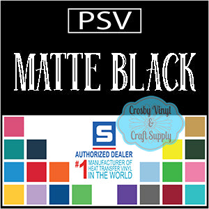 Permanent PS Sign Vinyl-Matte Black
