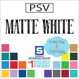 Permanent PS Sign Vinyl-Matte White