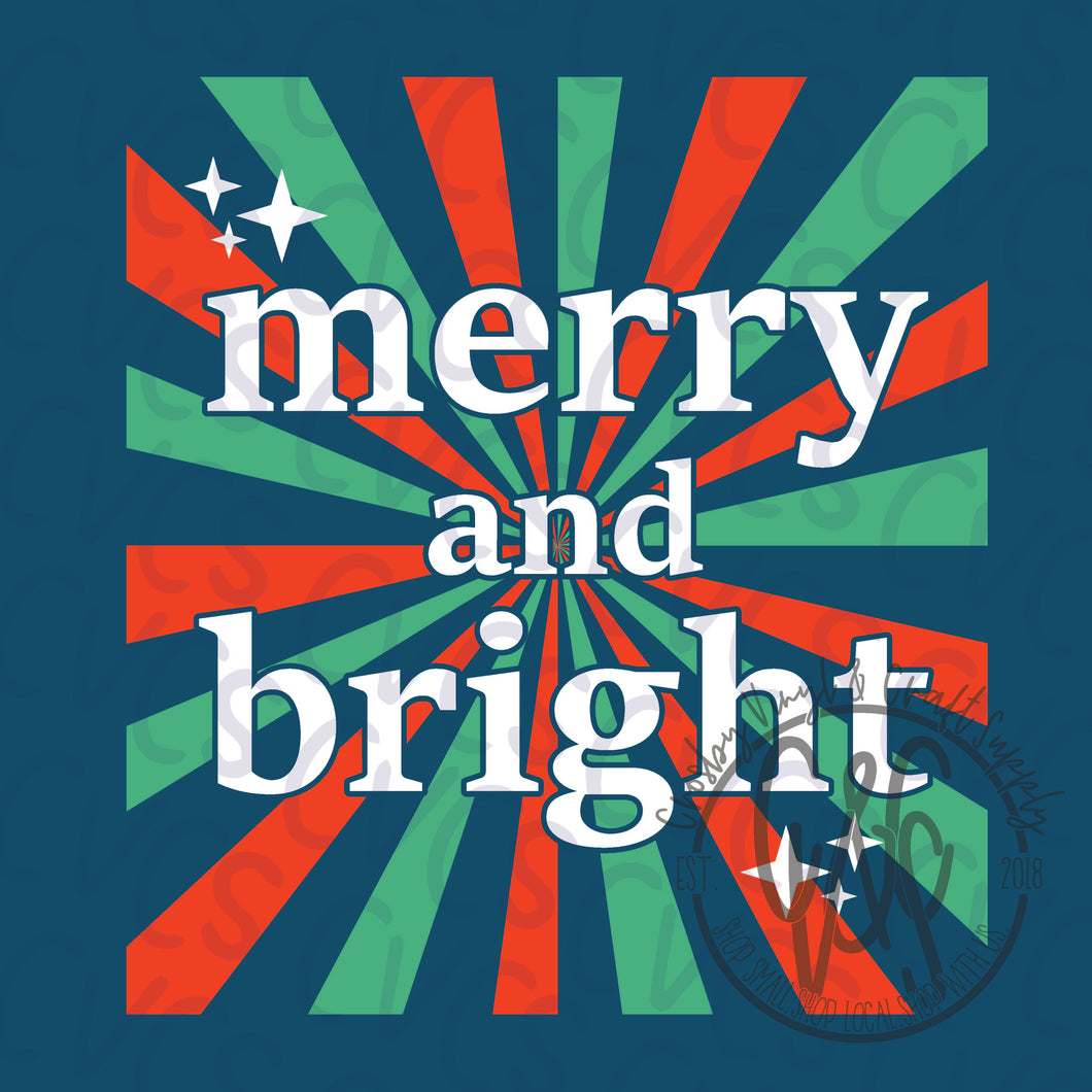 Merry and Bright Burst