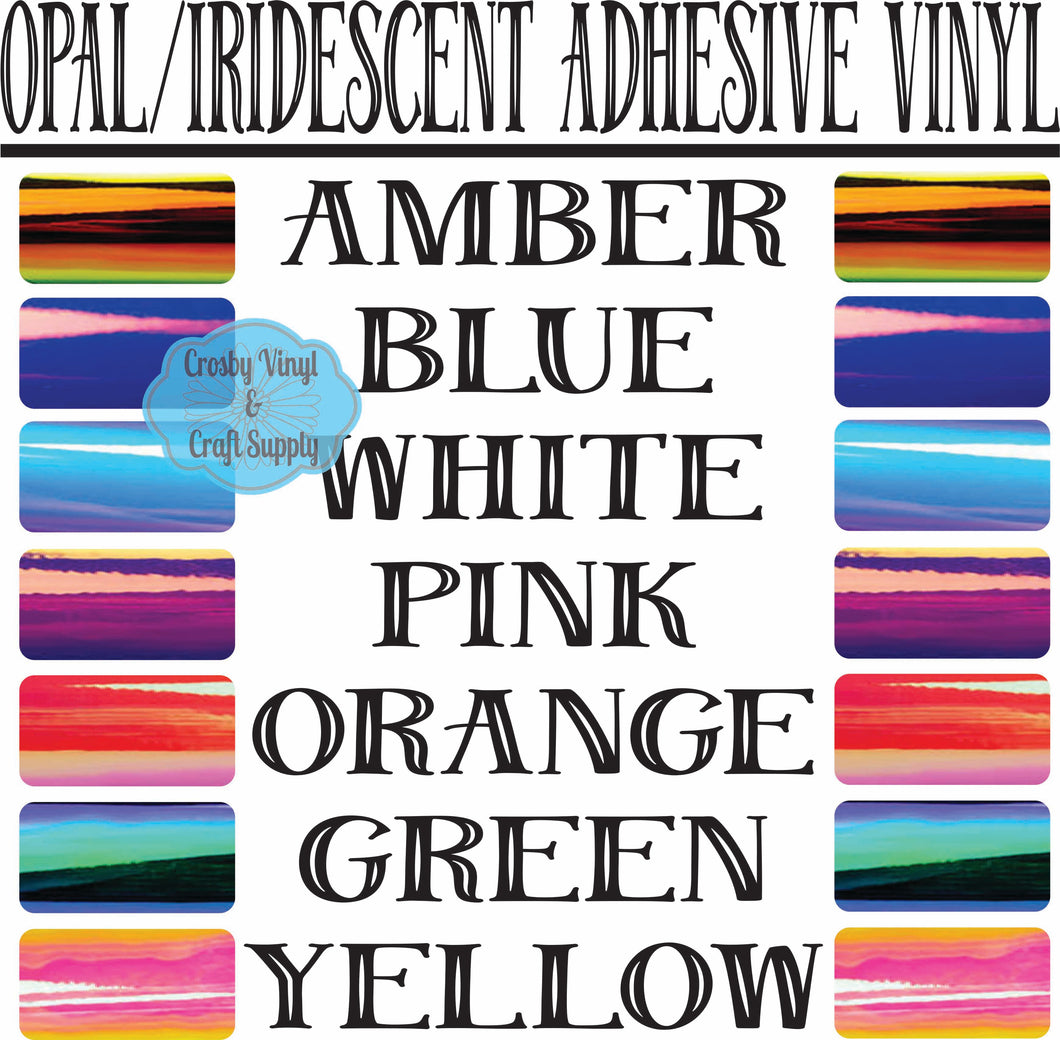 TT - Opal/Iridescent Adhesive Vinyl