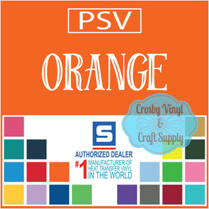 Permanent PS Sign Vinyl-Orange