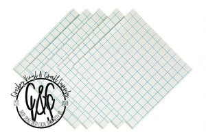 Grid-Lined Transfer Tape Sheets