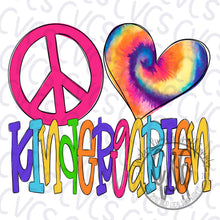 Load image into Gallery viewer, Peace Love Kindergarten
