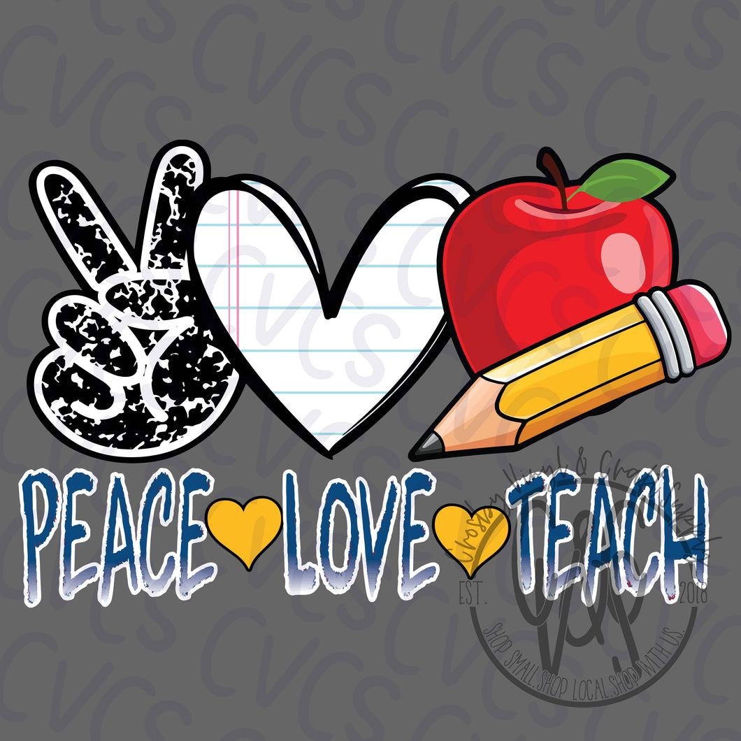 Peace Love Teach Composition