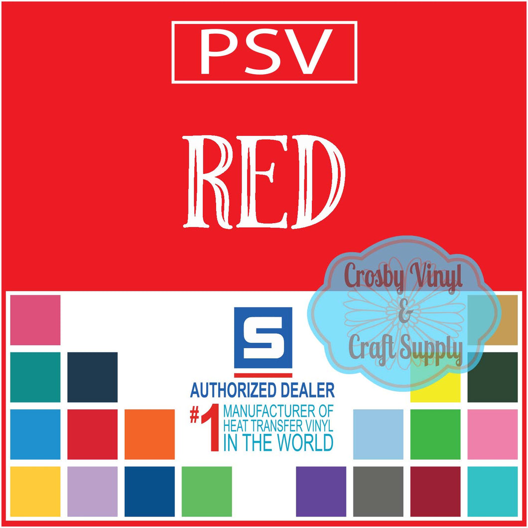 Permanent PS Sign Vinyl-Red