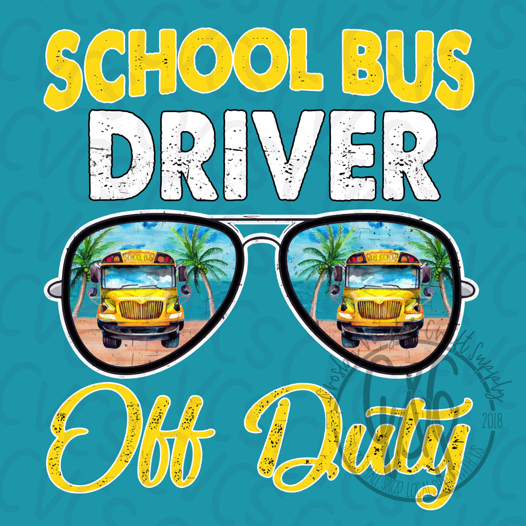 School Bus Driver Off Duty