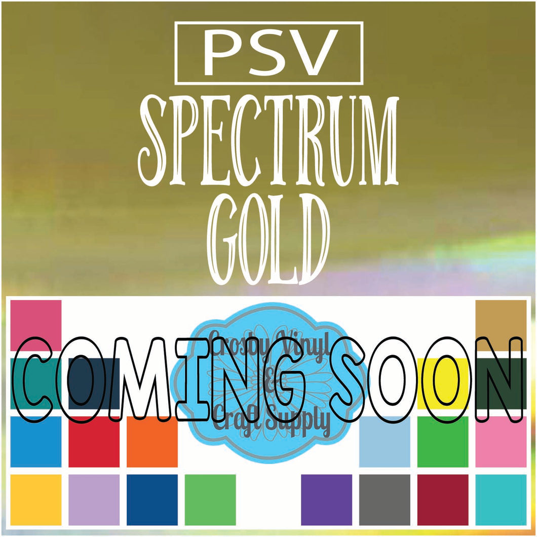 Permanent PS Sign Vinyl-Spectrum Gold