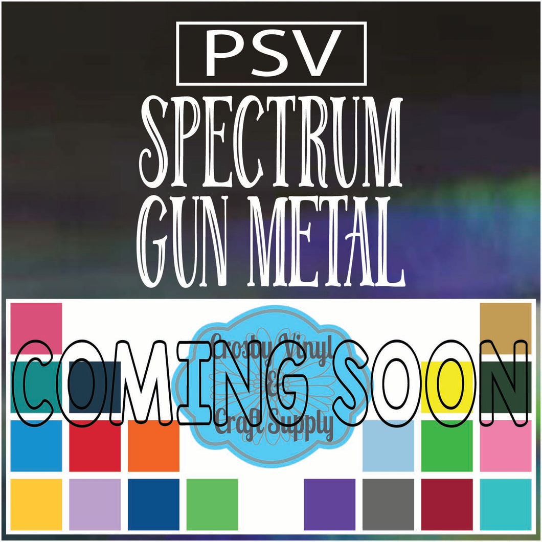 Permanent PS Sign Vinyl-Spectrum Gun Metal