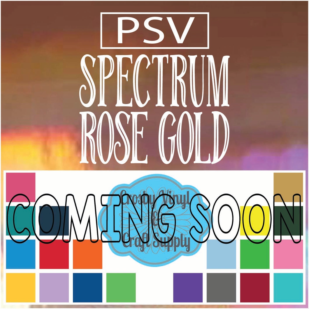 Permanent PS Sign Vinyl-Spectrum Rose Gold
