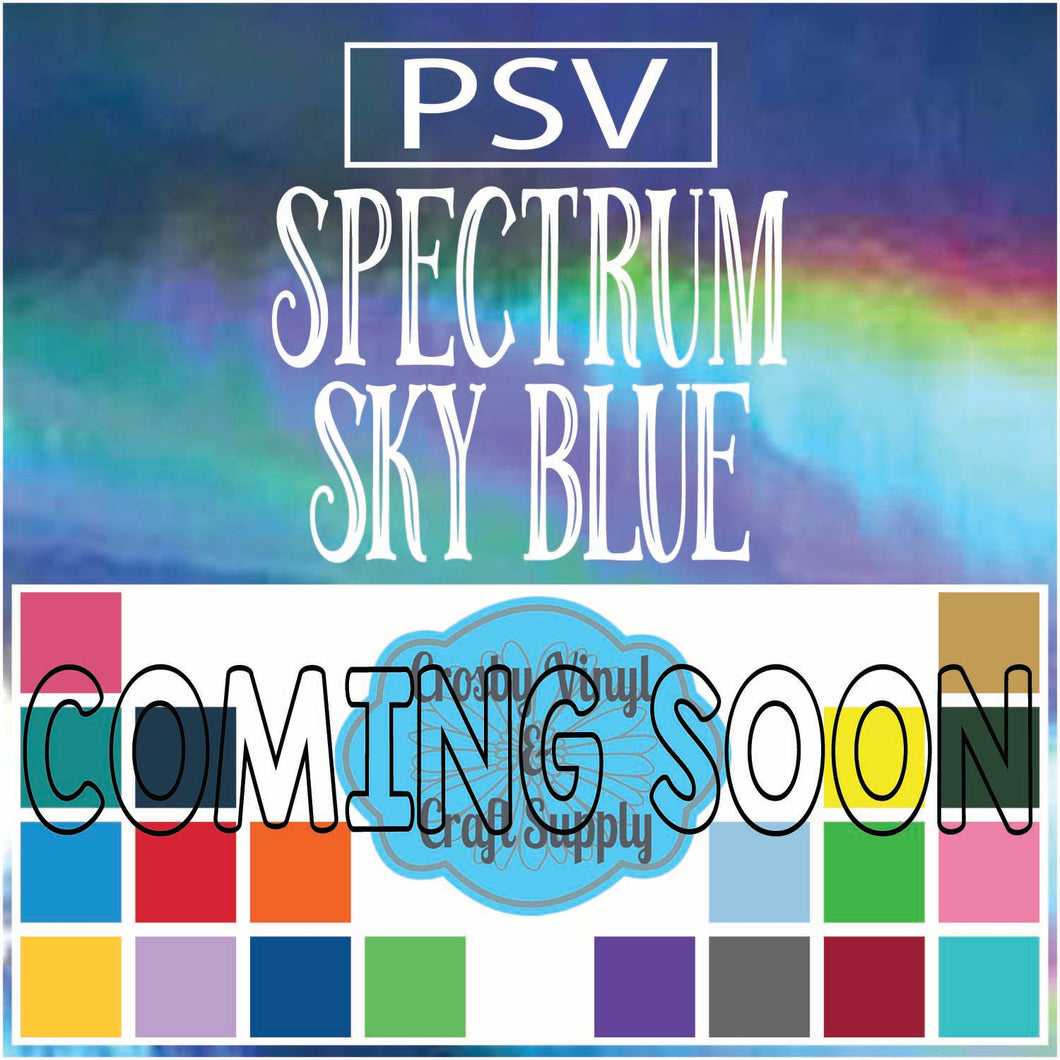 Permanent PS Sign Vinyl-Spectrum Sky Blue