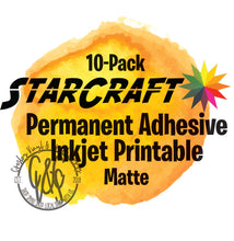 Load image into Gallery viewer, StarCraft Inkjet Printable Matte Permanent Adhesive Vinyl
