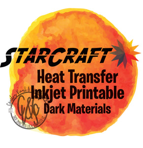 StarCraft Inkjet Printable HTV for Dark Materials