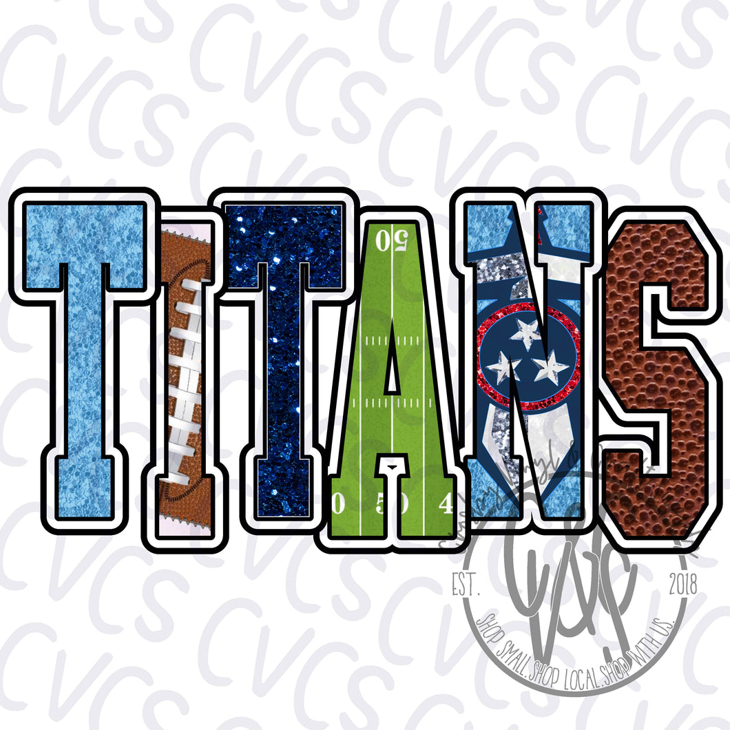 Titans Funky Glitter