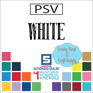 Permanent PS Sign Vinyl-White