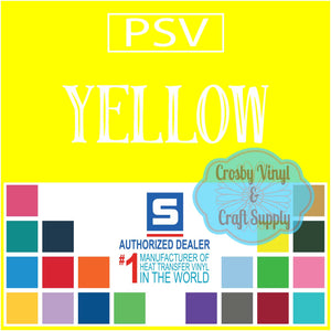 Permanent PS Sign Vinyl-Yellow