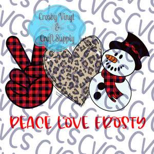Peace Love Frosty